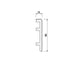 STL80-9003 Creativa Listwa przypodłogowa biała RAL 9003 220 cm – rysunek techniczny