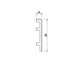 STL80-9005 Creativa Listwa przypodłogowa czarna RAL 9005 220 cm – rysunek techniczny