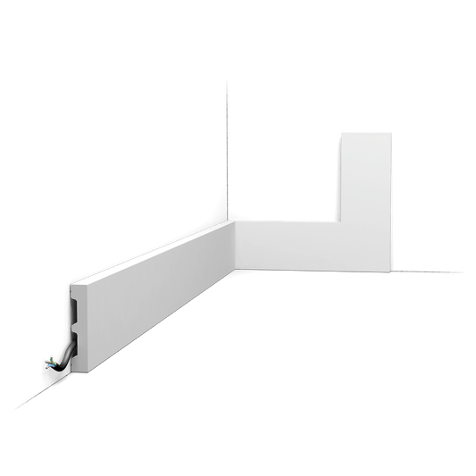 SX157-RAL9003 Orac Decor listwa przypodłogowa – render produktu (producent Orac)