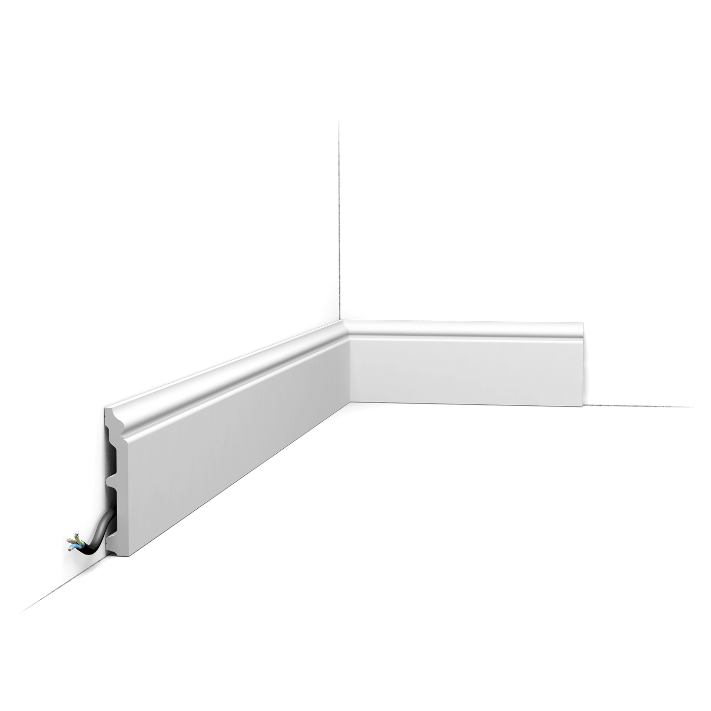 SX173-RAL9003 Orac Decor listwa przypodłogowa – render produktu (producent Orac)