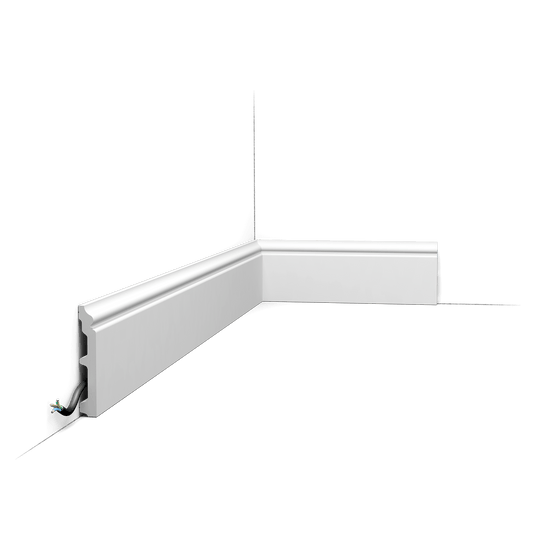 SX173-RAL9003 Orac Decor listwa przypodłogowa – render produktu (producent Orac)