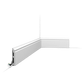 SX173-RAL9003 Orac Decor listwa przypodłogowa – render produktu (producent Orac)