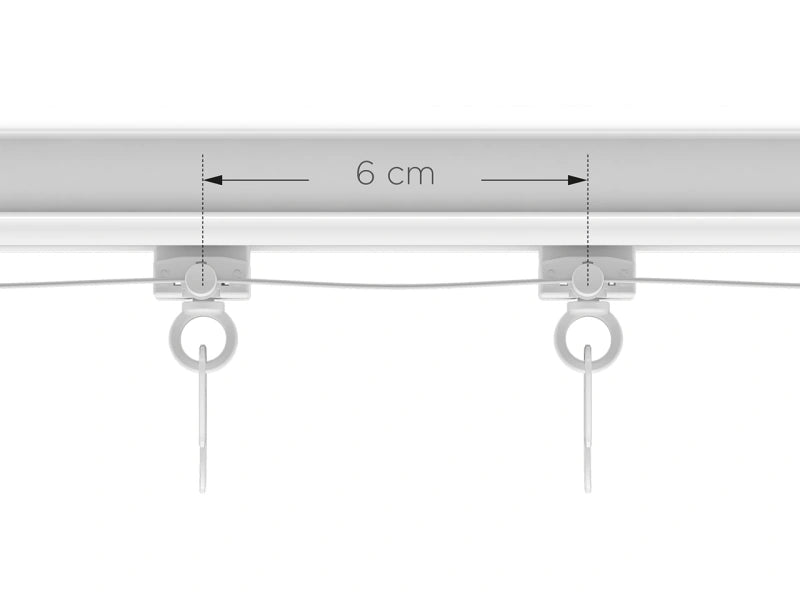 SWE60 Creativa Akcesorium karniszowe Sznurek z wpięciami WAVE do karnisza teleskopowego 60 mm – zdjęcie 3